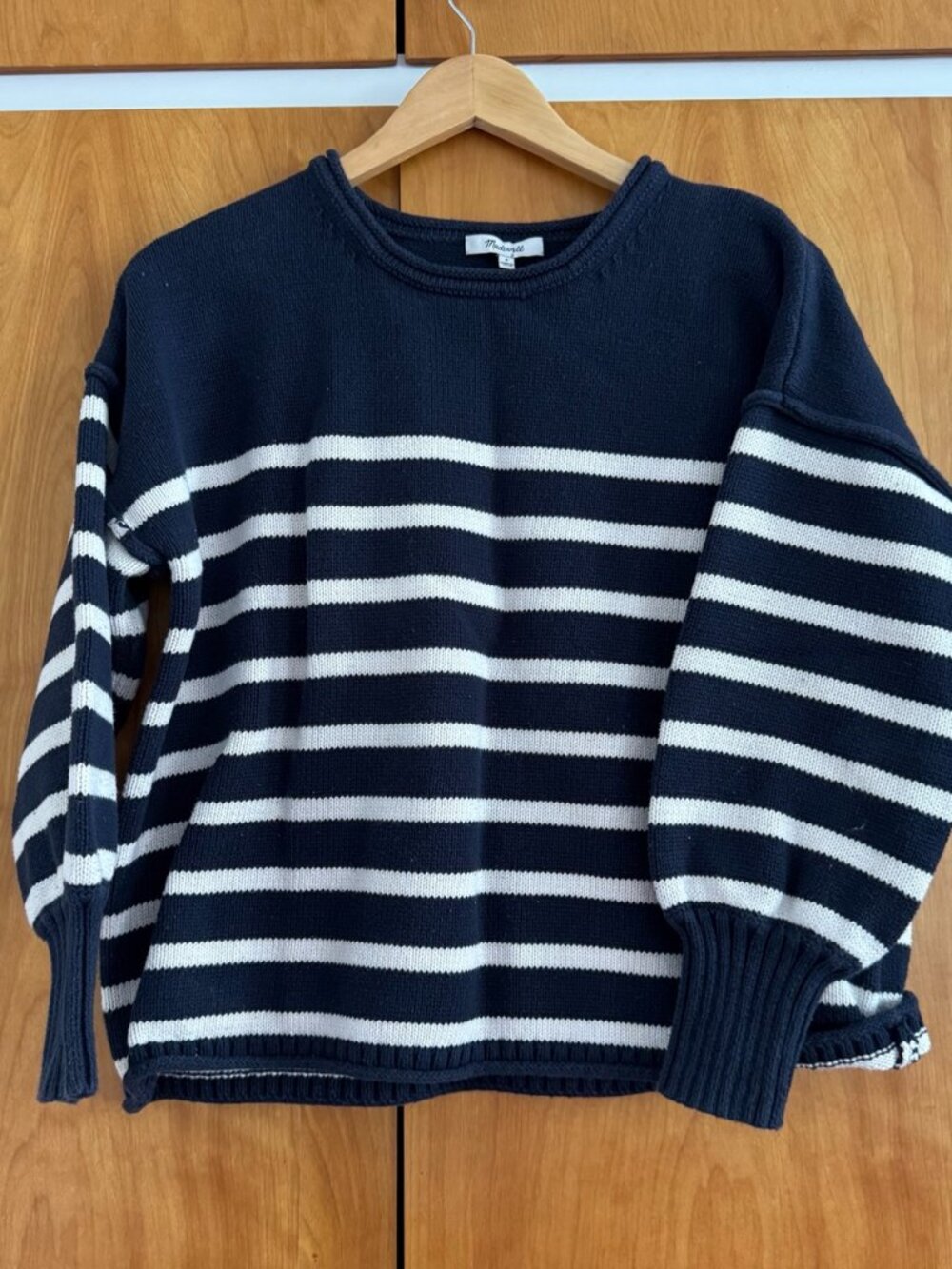 Madewell Conway Navy Striped Sweater